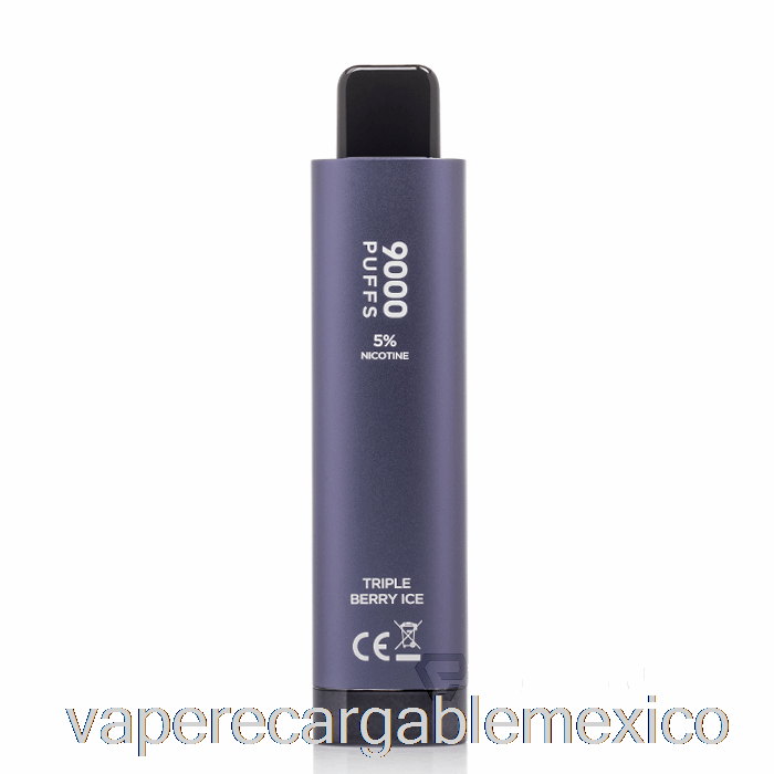 Vape Recargable Hqd Cuvie Plus 2.0 9000 Desechable Triple Berry Ice